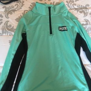 PINK half zip sweatshirt